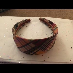 Plaid headband